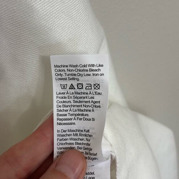 NWT J. Crew A-line Midi Dress in Stretch Linen in White - Size 2 - Picture 8 of 8